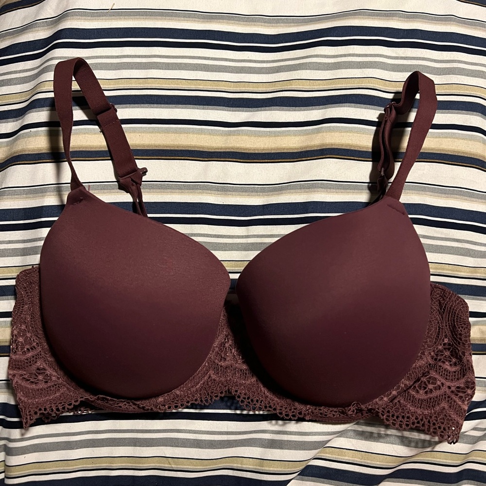 Auden 38DD purple bra